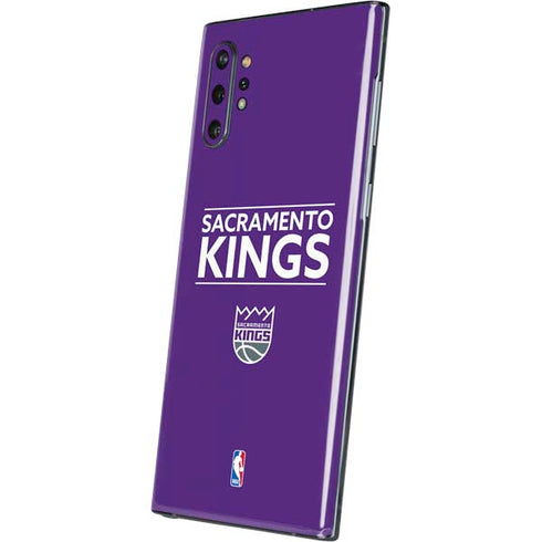 NBA Sacramento Kings Standard - Purple Galaxy Note 10 Plus Skin