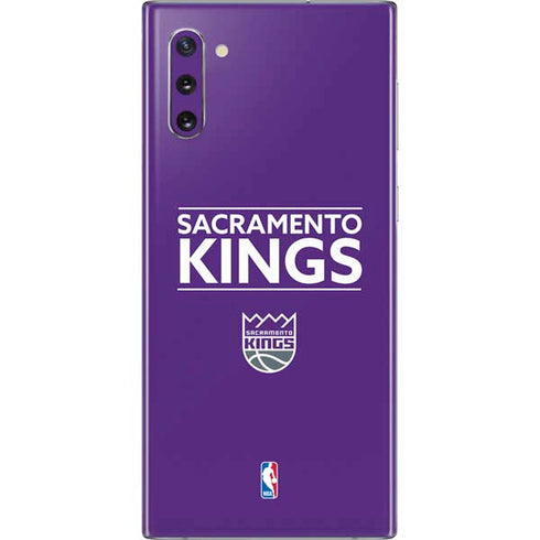 NBA Sacramento Kings Standard - Purple Galaxy Note 10 Skin