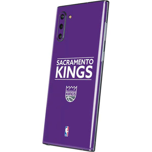NBA Sacramento Kings Standard - Purple Galaxy Note 10 Skin