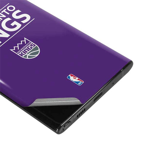NBA Sacramento Kings Standard - Purple Galaxy Note 10 Skin