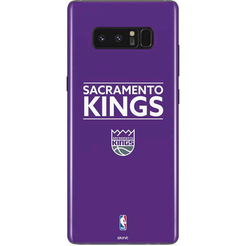 NBA Sacramento Kings Standard - Purple Galaxy Note 8 Skin