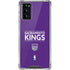 NBA Sacramento Kings Standard - Purple Galaxy Note20 5G Clear Case