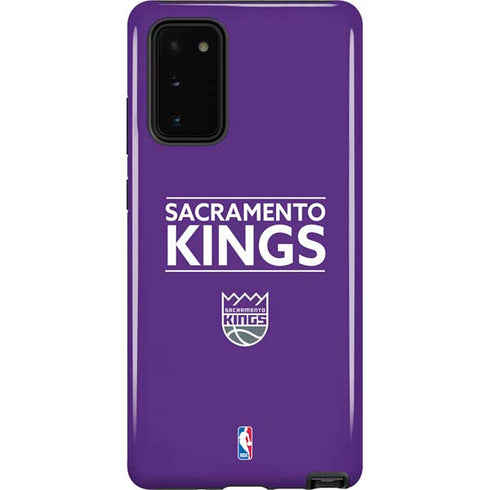 NBA Sacramento Kings Standard - Purple Galaxy Note20 5G Pro Case