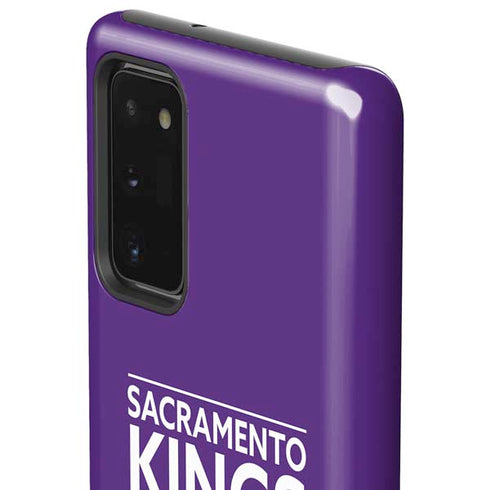 NBA Sacramento Kings Standard - Purple Galaxy Note20 5G Pro Case