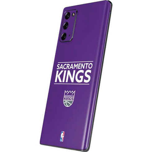 NBA Sacramento Kings Standard - Purple Galaxy Note20 5G Skin