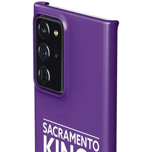 NBA Sacramento Kings Standard - Purple Galaxy Note20 Ultra 5G Lite Case