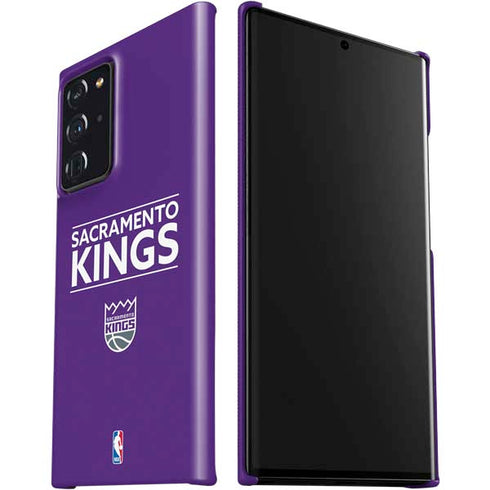 NBA Sacramento Kings Standard - Purple Galaxy Note20 Ultra 5G Lite Case