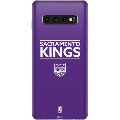 NBA Sacramento Kings Standard - Purple Galaxy S10 Skin