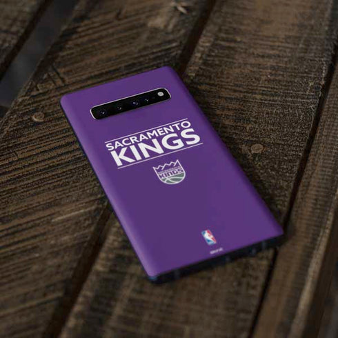 NBA Sacramento Kings Standard - Purple Galaxy S10 Skin