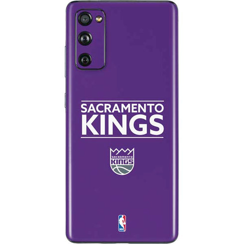 NBA Sacramento Kings Standard - Purple Galaxy S20 Fan Edition Skin