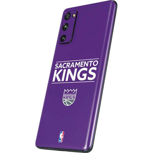 NBA Sacramento Kings Standard - Purple Galaxy S20 Fan Edition Skin