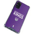 NBA Sacramento Kings Standard - Purple Galaxy S20 FE Clear Case