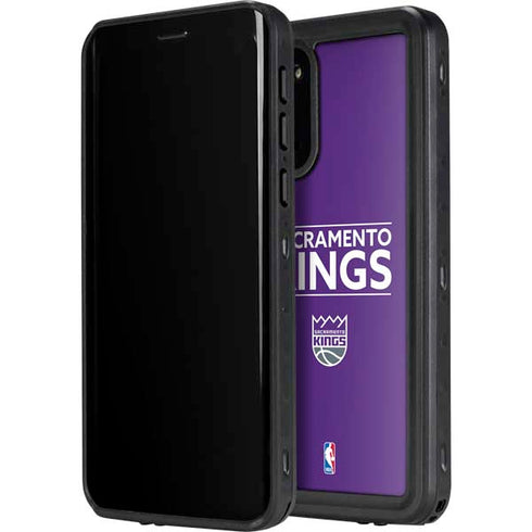 NBA Sacramento Kings Standard - Purple Galaxy S20 Plus Waterproof Case