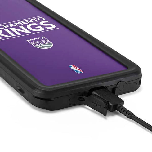 NBA Sacramento Kings Standard - Purple Galaxy S20 Plus Waterproof Case