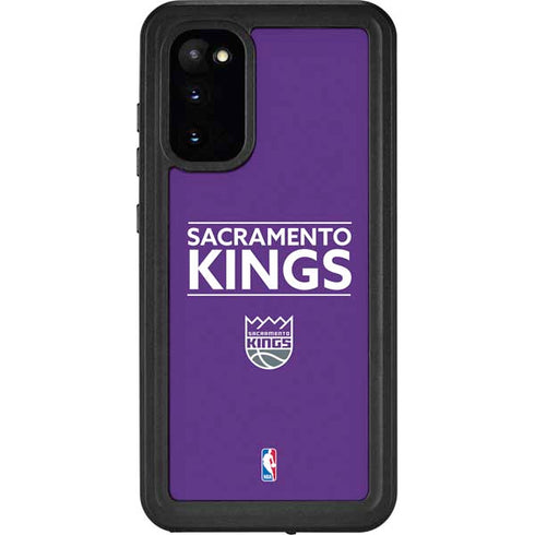 NBA Sacramento Kings Standard - Purple Galaxy S20 Waterproof Case