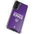 NBA Sacramento Kings Standard - Purple Galaxy S21 5G Clear Case