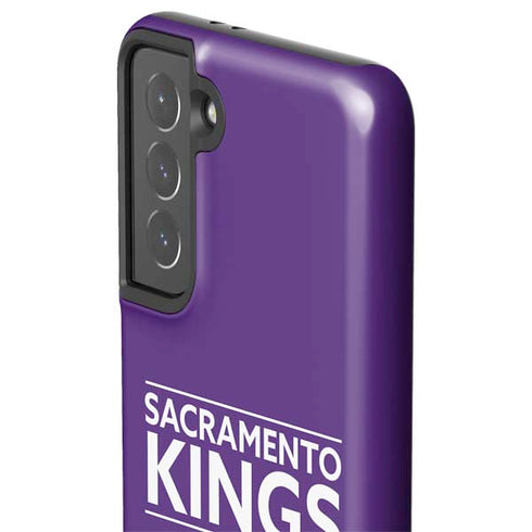 NBA Sacramento Kings Standard - Purple Galaxy S21 5G Pro Case