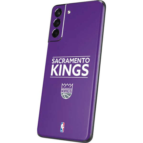 NBA Sacramento Kings Standard - Purple Galaxy S21 5G Skin