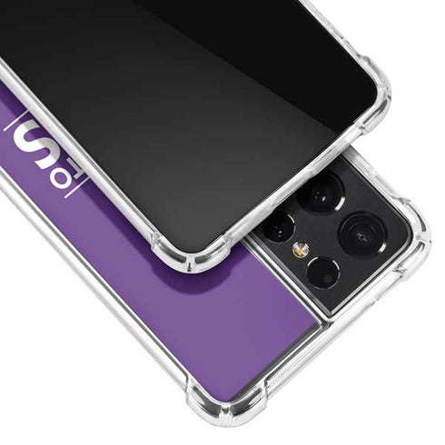 NBA Sacramento Kings Standard - Purple Galaxy S21 Ultra 5G Clear Case