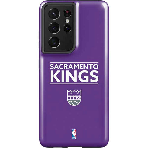 NBA Sacramento Kings Standard - Purple Galaxy S21 Ultra 5G Pro Case