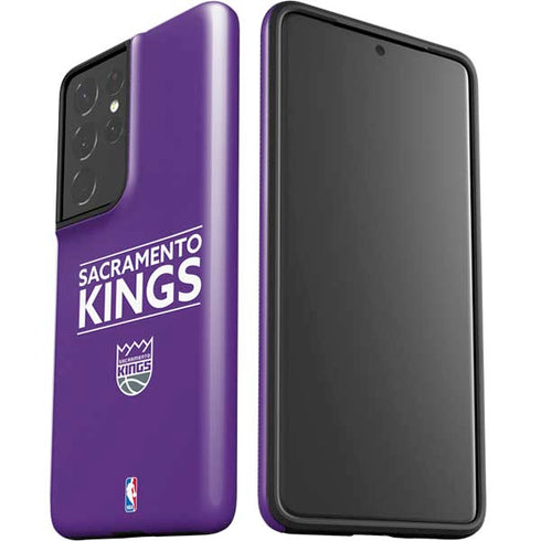 NBA Sacramento Kings Standard - Purple Galaxy S21 Ultra 5G Pro Case