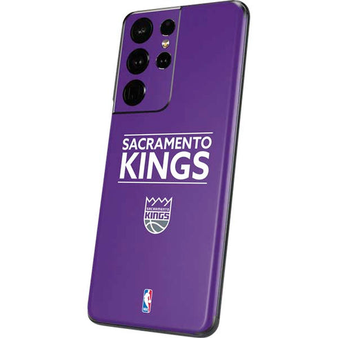 NBA Sacramento Kings Standard - Purple Galaxy S21 Ultra 5G Skin