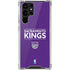NBA Sacramento Kings Standard - Purple Galaxy S22 Ultra Clear Case