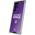 NBA Sacramento Kings Standard - Purple Galaxy S22 Ultra Clear Case