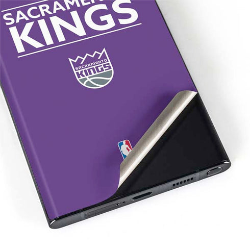 NBA Sacramento Kings Standard - Purple Galaxy S22 Ultra Skin