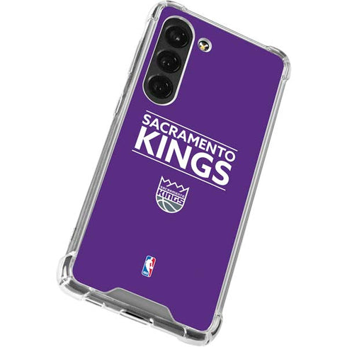 NBA Sacramento Kings Standard - Purple Galaxy S23 Clear Case