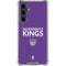 NBA Sacramento Kings Standard - Purple Galaxy S23 FE Clear Case