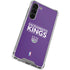 NBA Sacramento Kings Standard - Purple Galaxy S23 Plus Clear Case