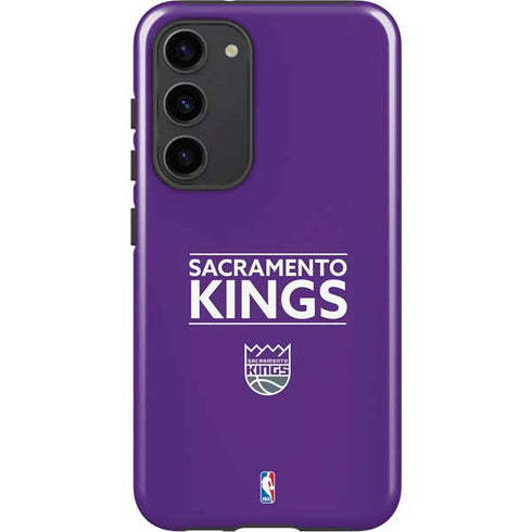 NBA Sacramento Kings Standard - Purple Galaxy S23 Plus Pro Case
