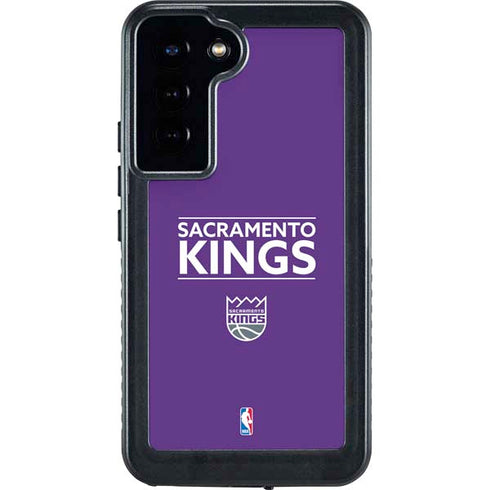 NBA Sacramento Kings Standard - Purple Galaxy S23 Plus Waterproof Case