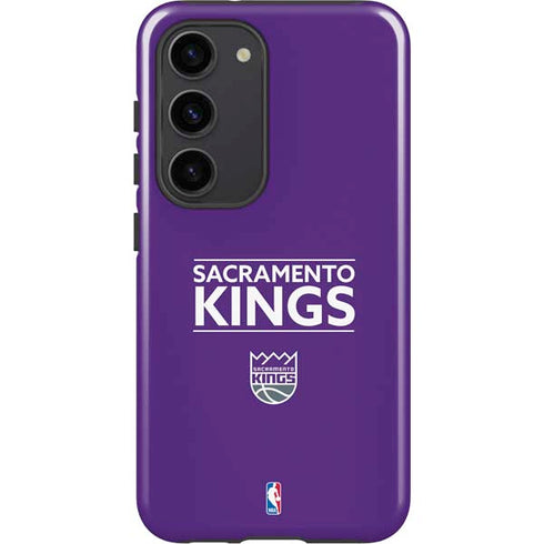 NBA Sacramento Kings Standard - Purple Galaxy S23 Pro Case