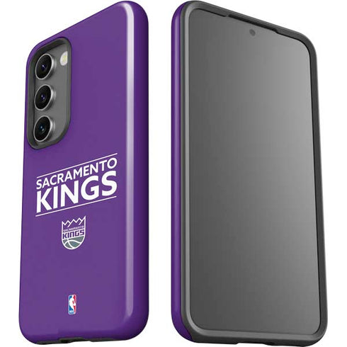 NBA Sacramento Kings Standard - Purple Galaxy S23 Pro Case