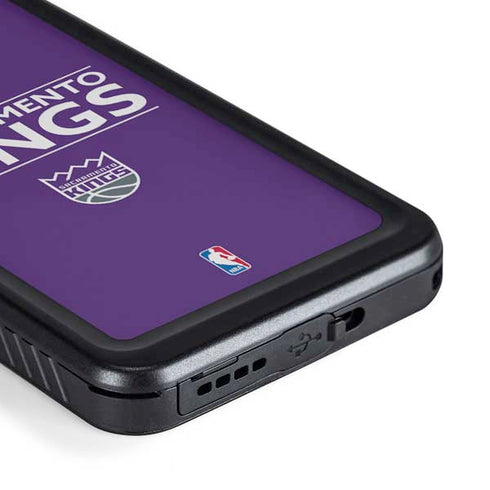 NBA Sacramento Kings Standard - Purple Galaxy S23 Waterproof Case