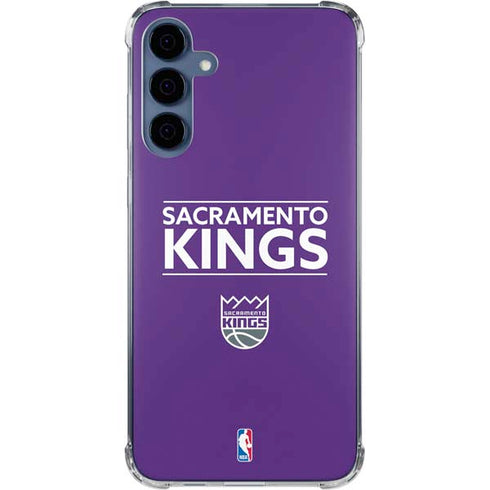 NBA Sacramento Kings Standard - Purple Galaxy S24 Clear Case