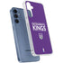 NBA Sacramento Kings Standard - Purple Galaxy S24 Clear Case