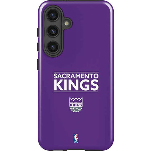 NBA Sacramento Kings Standard - Purple Galaxy S24 Impact Case