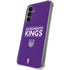 NBA Sacramento Kings Standard - Purple Galaxy S24 Plus Clear Case