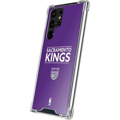 NBA Sacramento Kings Standard - Purple Galaxy S24 Ultra Clear Case