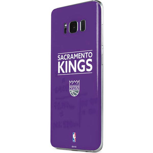 NBA Sacramento Kings Standard - Purple Galaxy S8 Skin