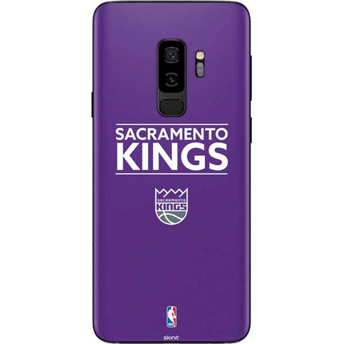 NBA Sacramento Kings Standard - Purple Galaxy S9 Plus Skin