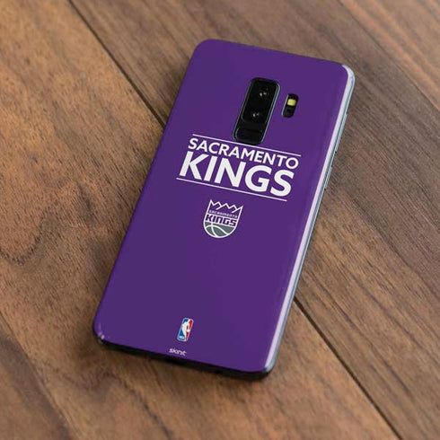 NBA Sacramento Kings Standard - Purple Galaxy S9 Plus Skin