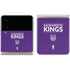 NBA Sacramento Kings Standard - Purple Galaxy Z Flip3 5G Skin