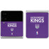 NBA Sacramento Kings Standard - Purple Galaxy Z Flip4 5G Skin