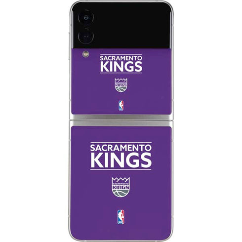 NBA Sacramento Kings Standard - Purple Galaxy Z Flip4 5G Skin