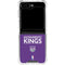 NBA Sacramento Kings Standard - Purple Galaxy Z Flip5 5G Clear Case