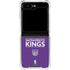 NBA Sacramento Kings Standard - Purple Galaxy Z Flip5 5G Clear Case